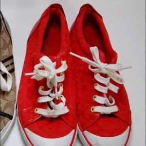 Red Coach Shoes